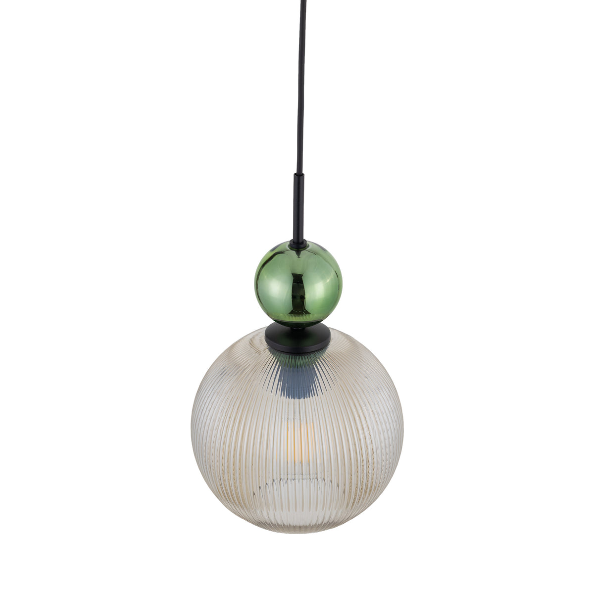 Pendul TK Lighting Sophia Big, verde, coniac, 10930