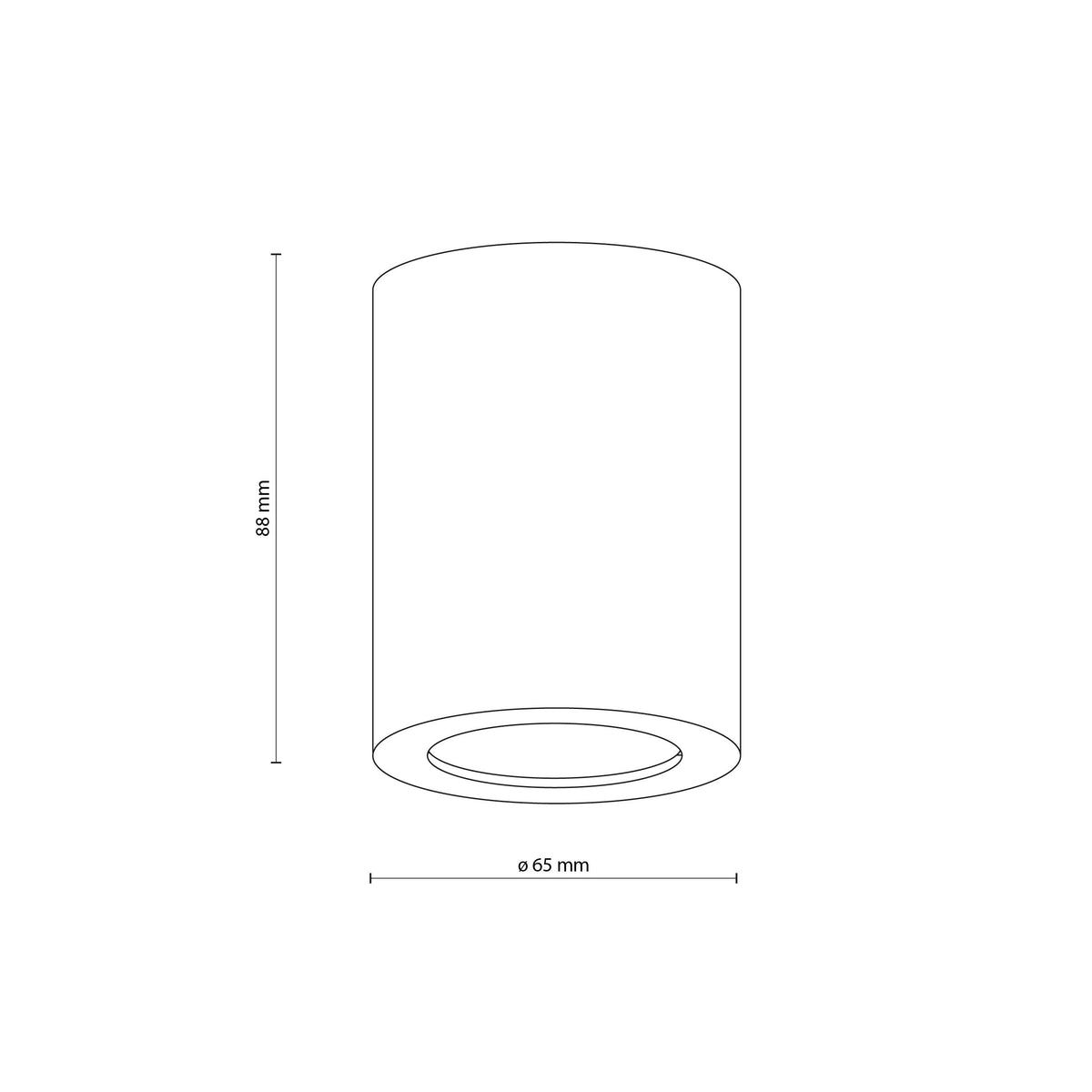 Plafonieră de exterior TK Lighting Ligno, negru, 10933