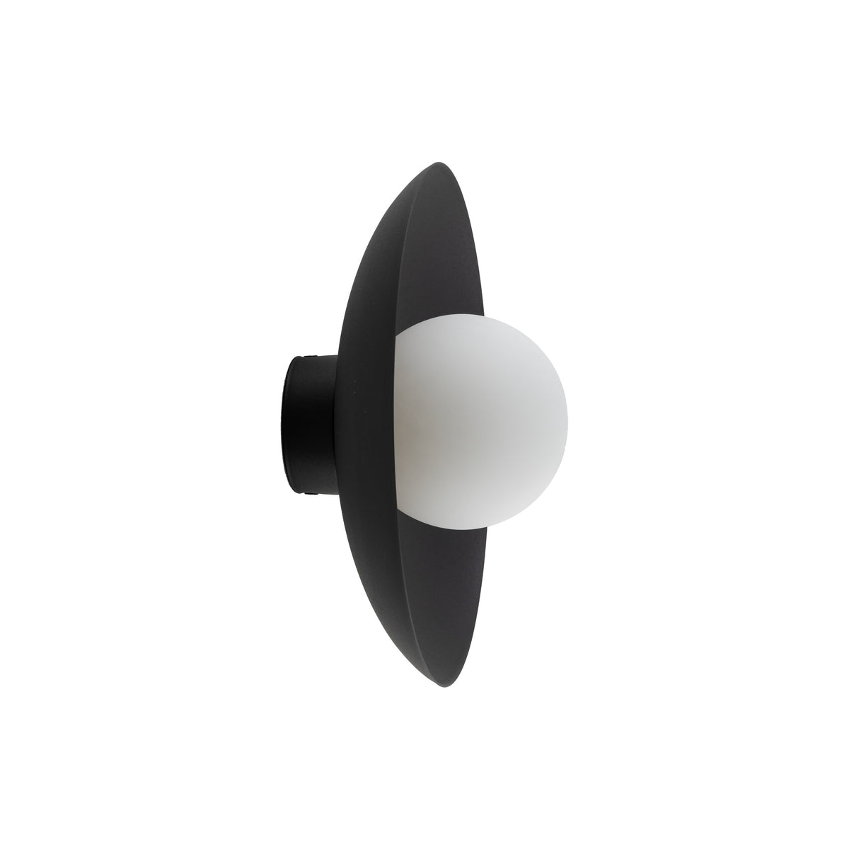 Aplică TK Lighting Slate Glass, negru, 10934