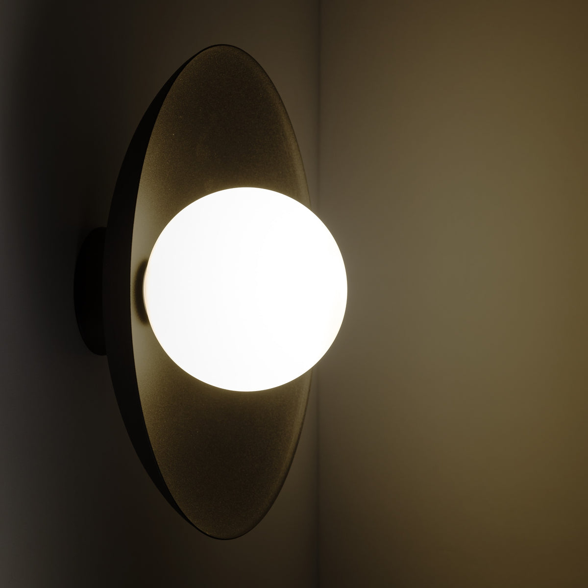 Aplică TK Lighting Slate Glass, negru, 10934