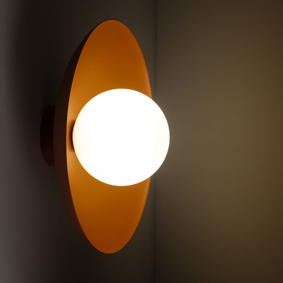 Aplică TK Lighting Slate Glass, cărămiziu, 10937