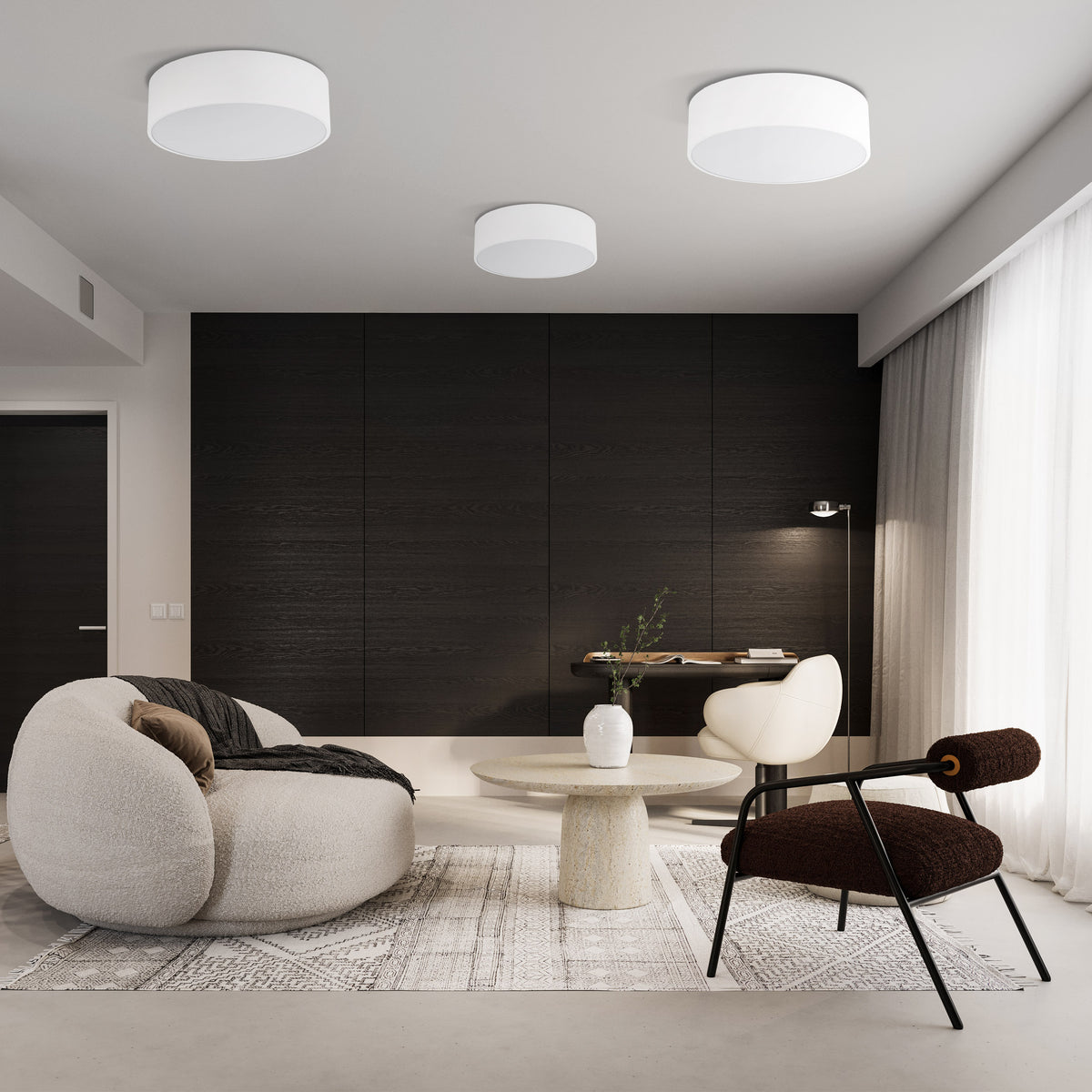 Aplică TK Lighting Livo S, alb, 2 x E27, 10983