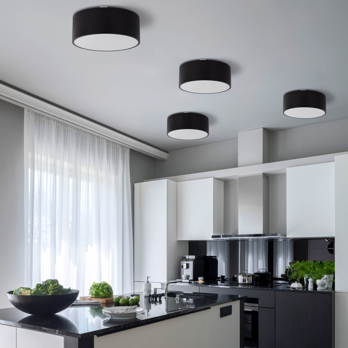 Aplică TK Lighting Livo S, negru, 2 x E27, 10984