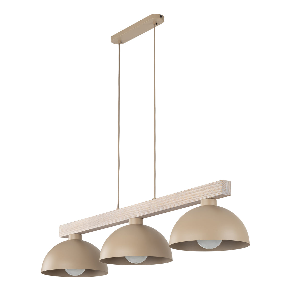 Lustră TK Lighting Oslo, nisip, 3 x E27, 11012