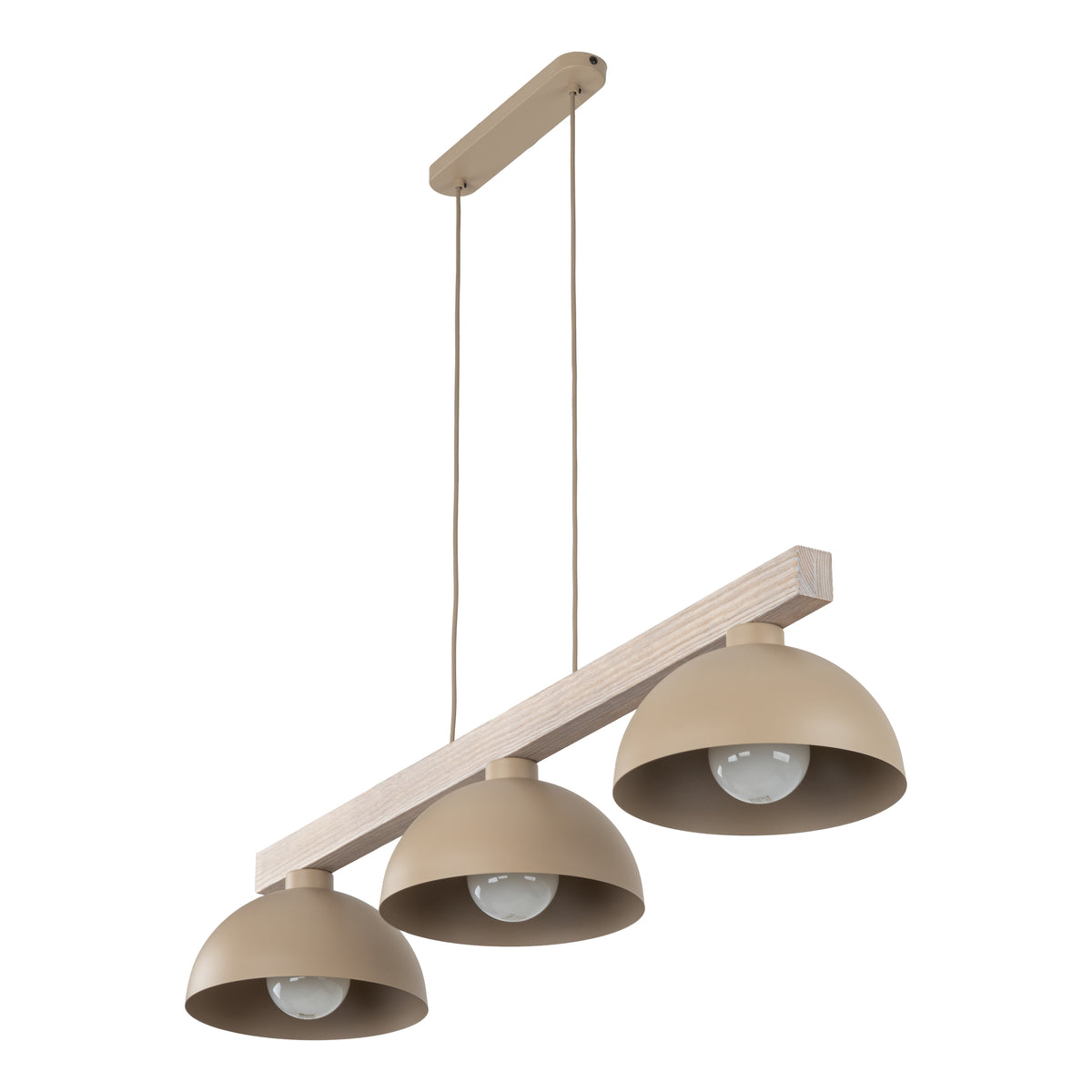 Lustră TK Lighting Oslo, nisip, 3 x E27, 11012