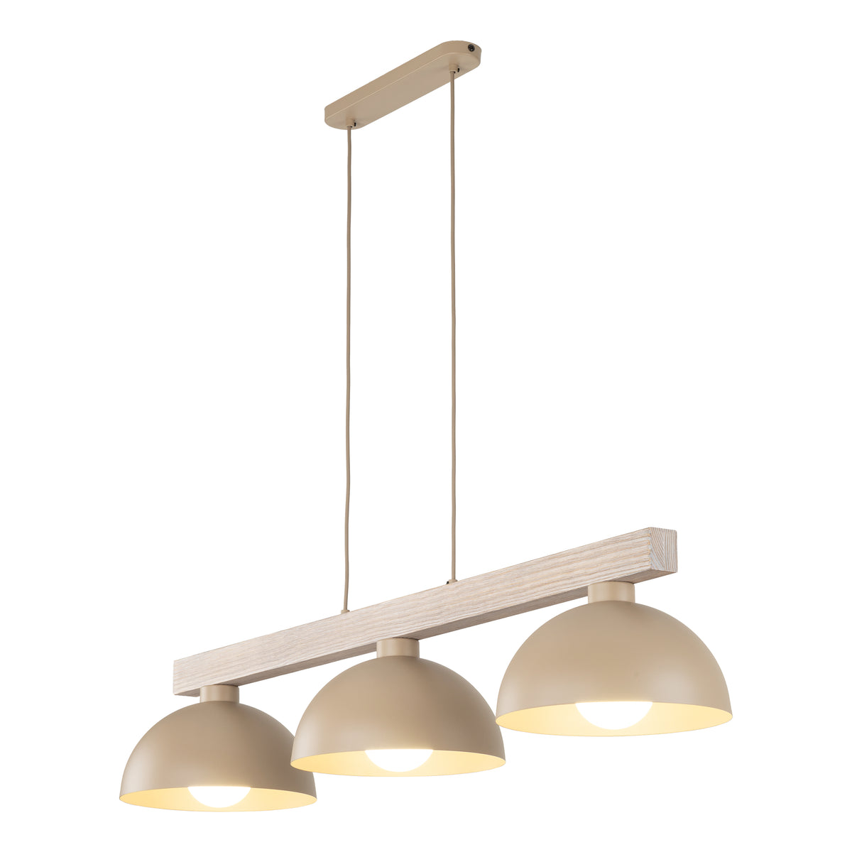 Lustră TK Lighting Oslo, nisip, 3 x E27, 11012