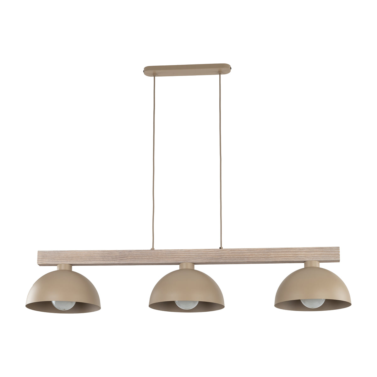 Lustră TK Lighting Oslo, nisip, 3 x E27, 11012