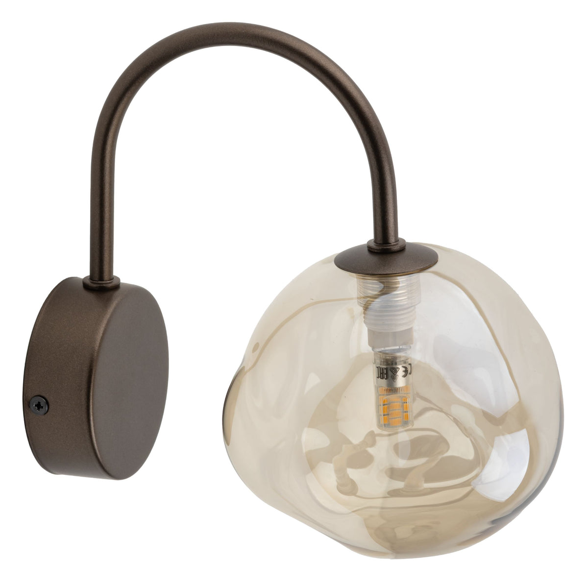 Aplică TK Lighting Lava, maro, 11024