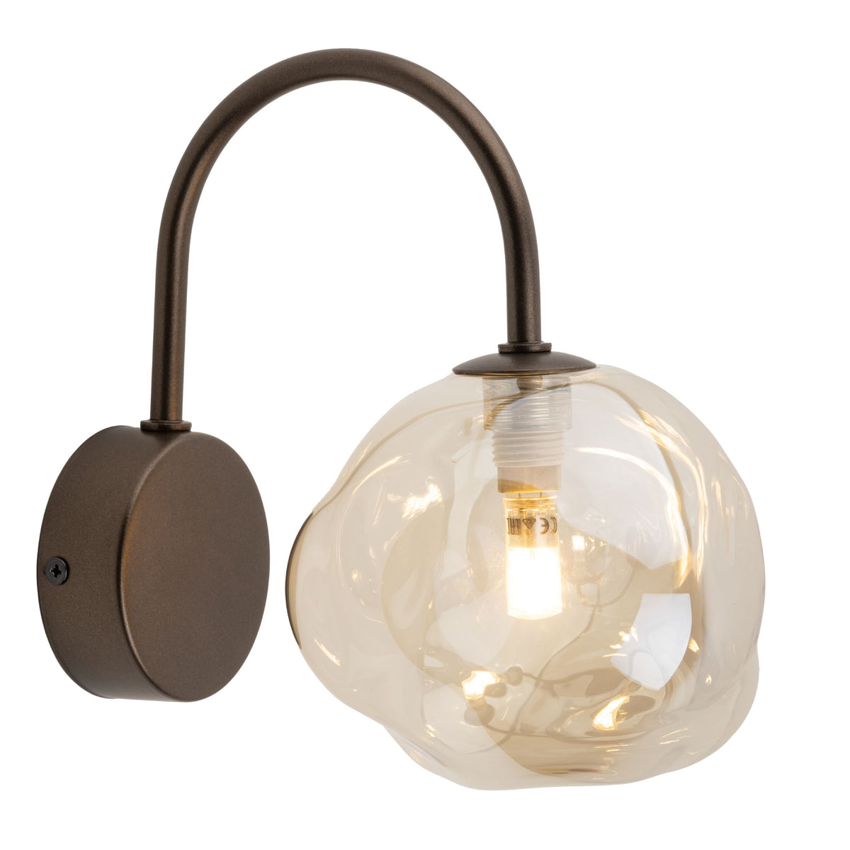 Aplică TK Lighting Lava, maro, 11024