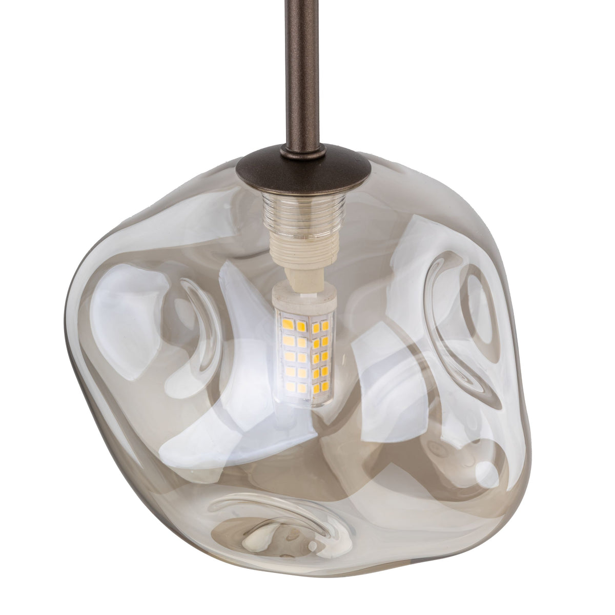 Pendul TK Lighting Lava, maro, 11025