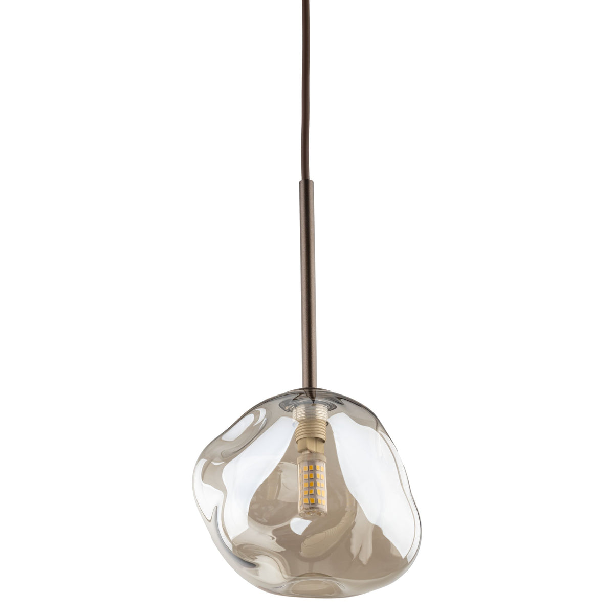 Pendul TK Lighting Lava, maro, 11025