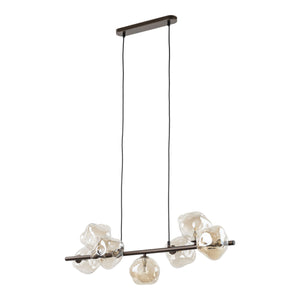 Lustră TK Lighting Lava, maro, 7 x G9, 11033