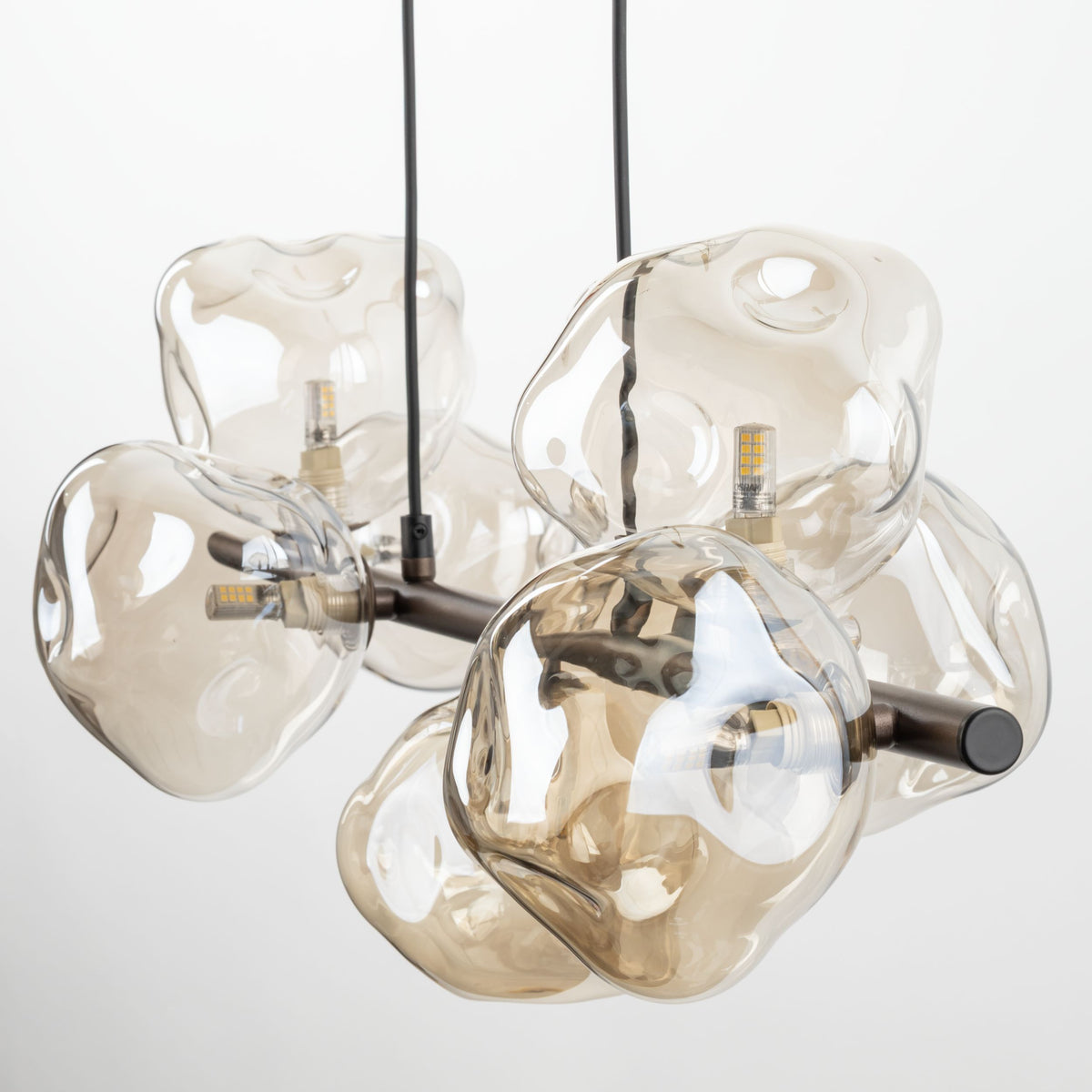 Lustră TK Lighting Lava, maro, 7 x G9, 11033
