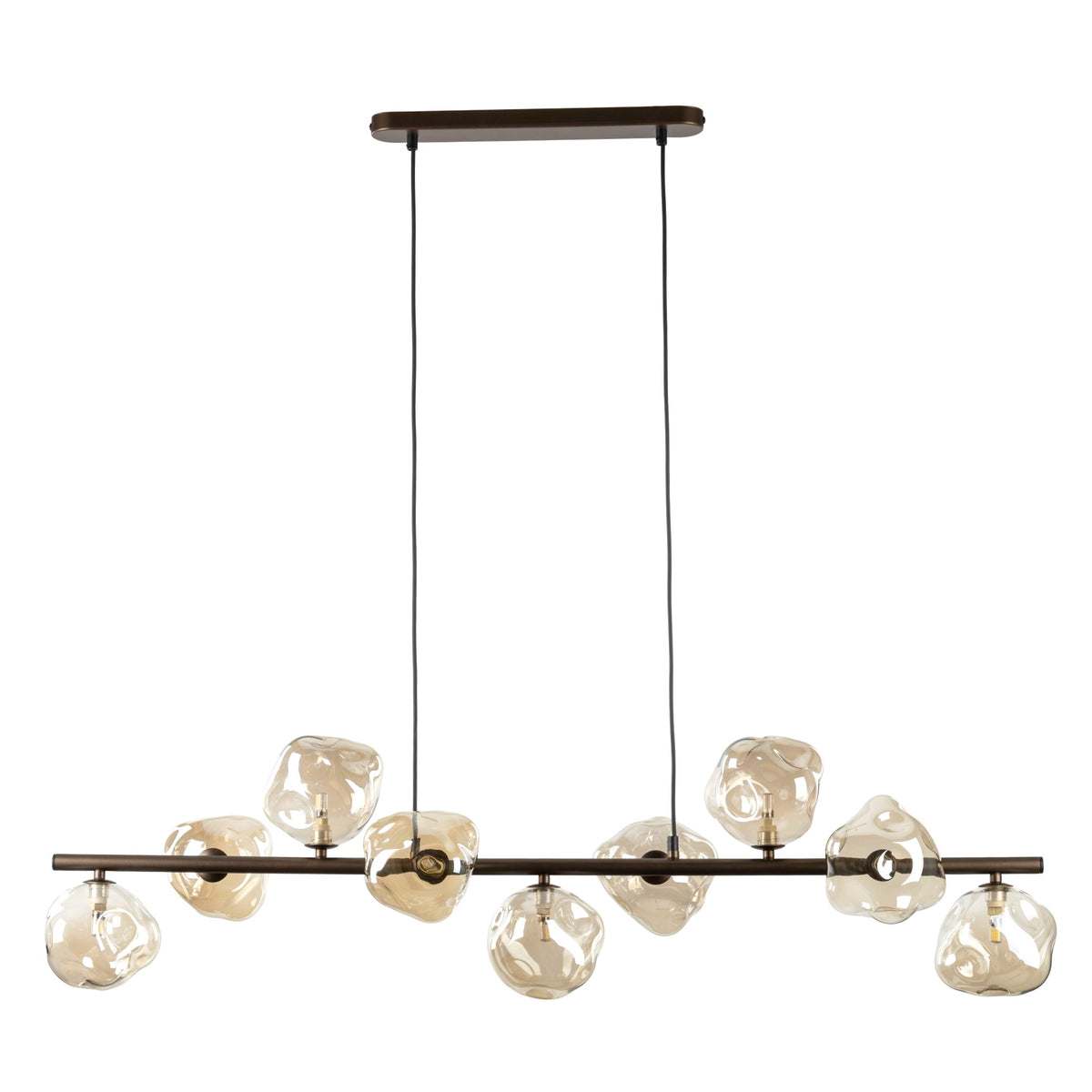 Lustră TK Lighting Lava, maro, 9 x G9, 11037