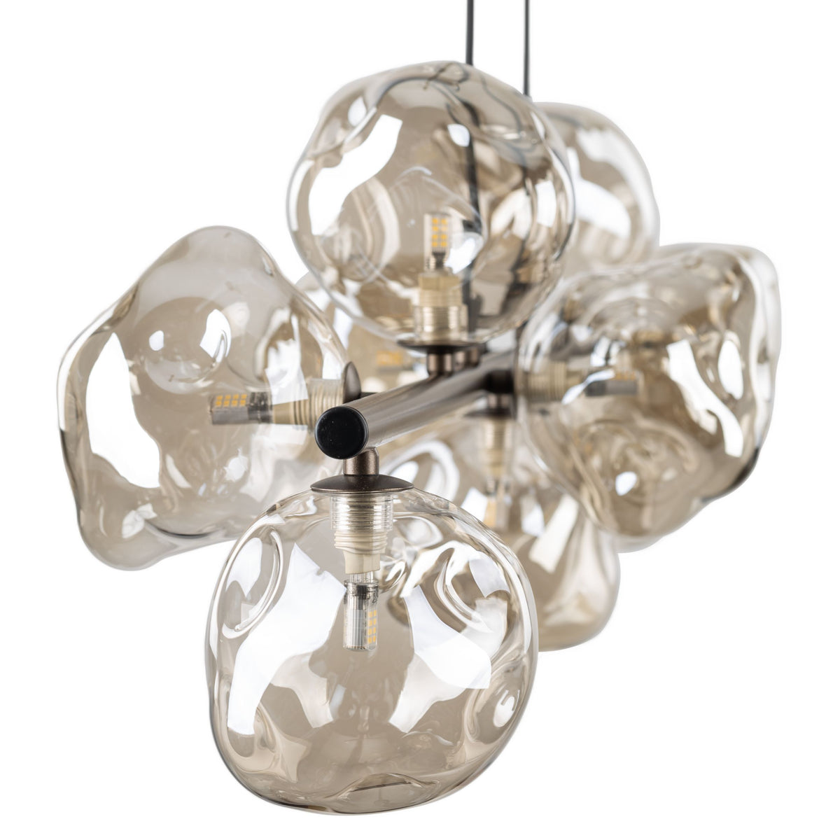 Lustră TK Lighting Lava, maro, 9 x G9, 11037
