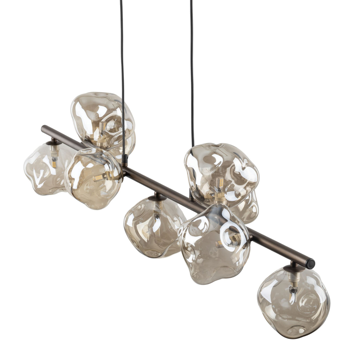 Lustră TK Lighting Lava, maro, 9 x G9, 11037