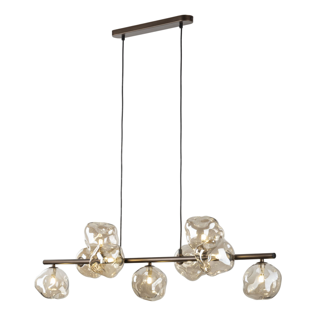 Lustră TK Lighting Lava, maro, 9 x G9, 11037