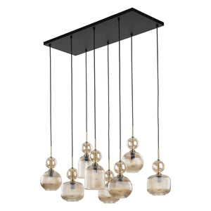 Lustră TK Lighting Sophia, coniac, 8 x E14, 11045