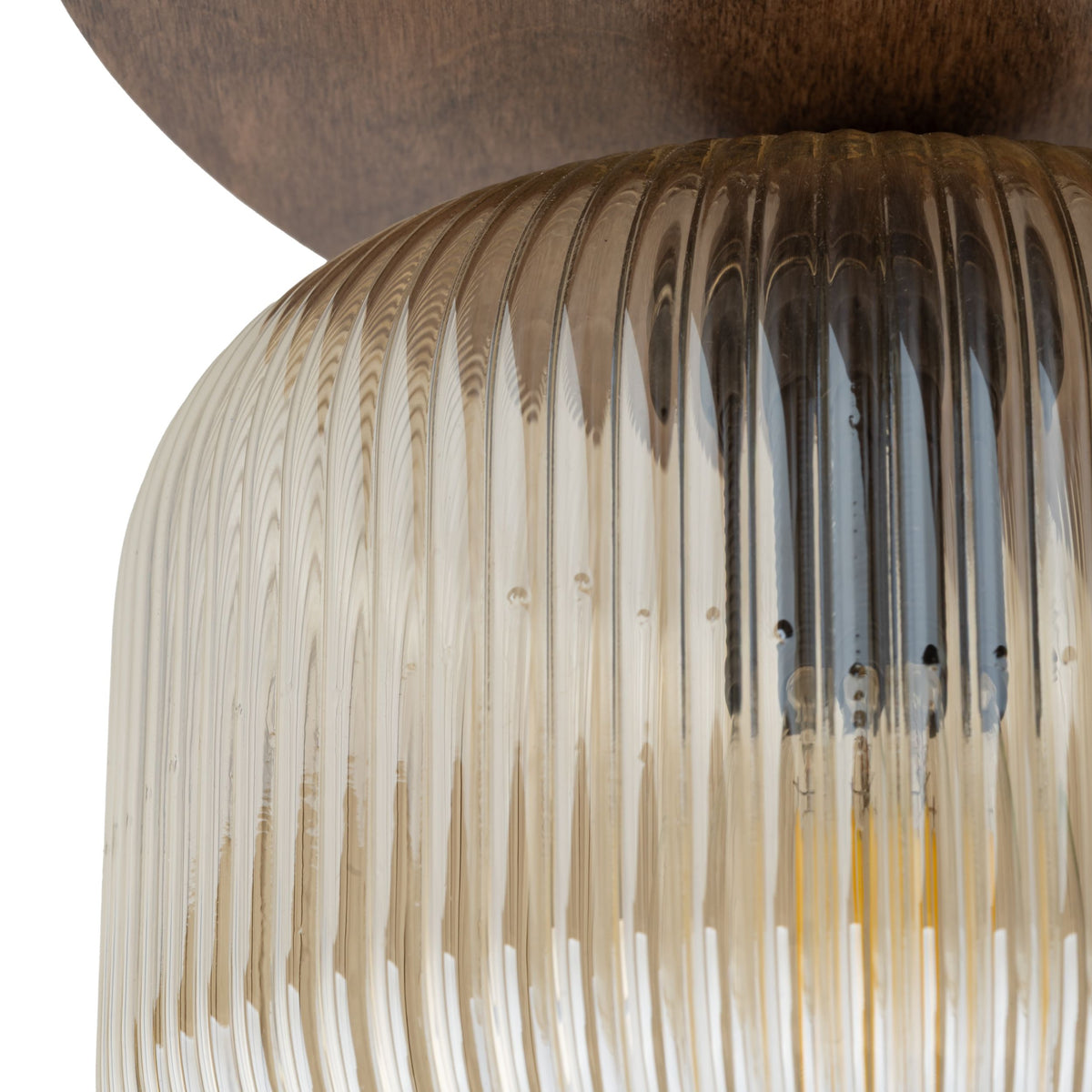 Plafonieră TK Lighting Salvia, maro, 3 x E14, 11068