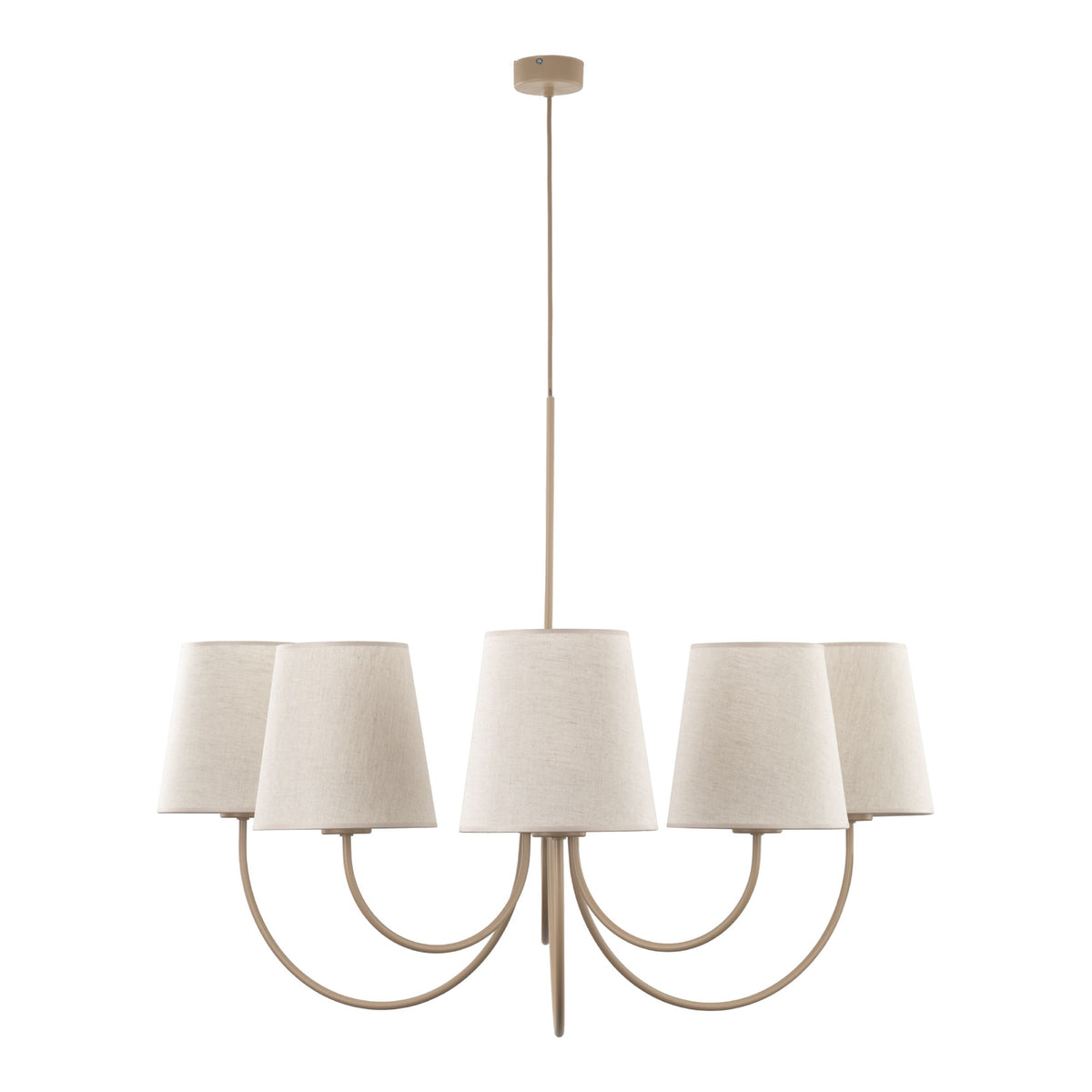 Lustră TK Lighting Candi, nisip, 6 x E27, 11072