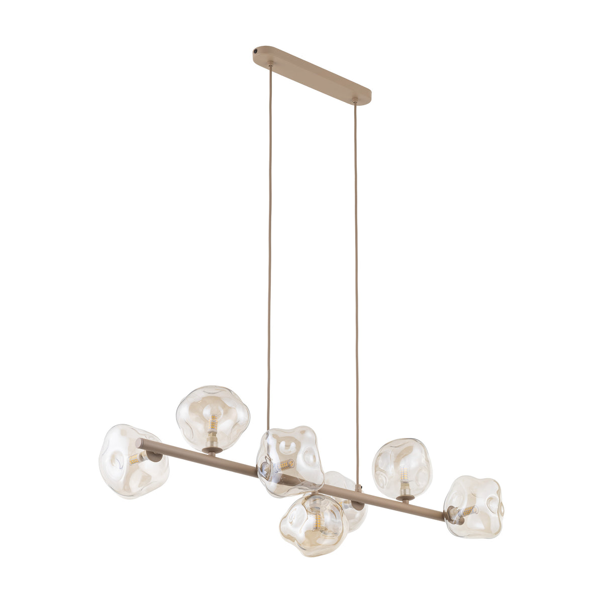Lustră TK Lighting Lava, nisip, 7 x G9, 11109