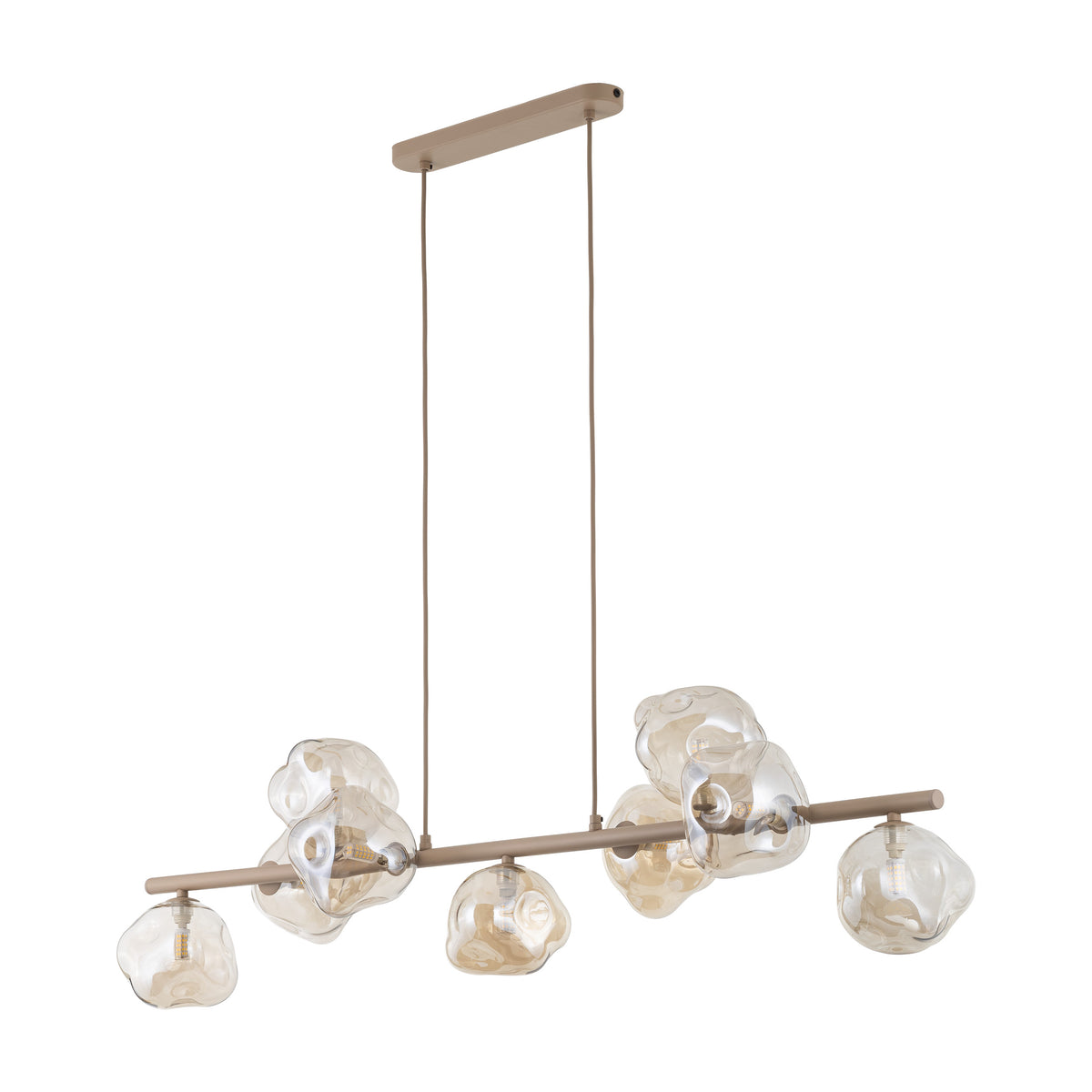 Lustră TK Lighting Lava, nisip, 9 x G9, 11110