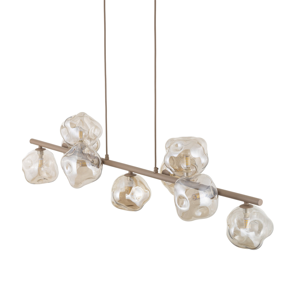 Lustră TK Lighting Lava, nisip, 9 x G9, 11110