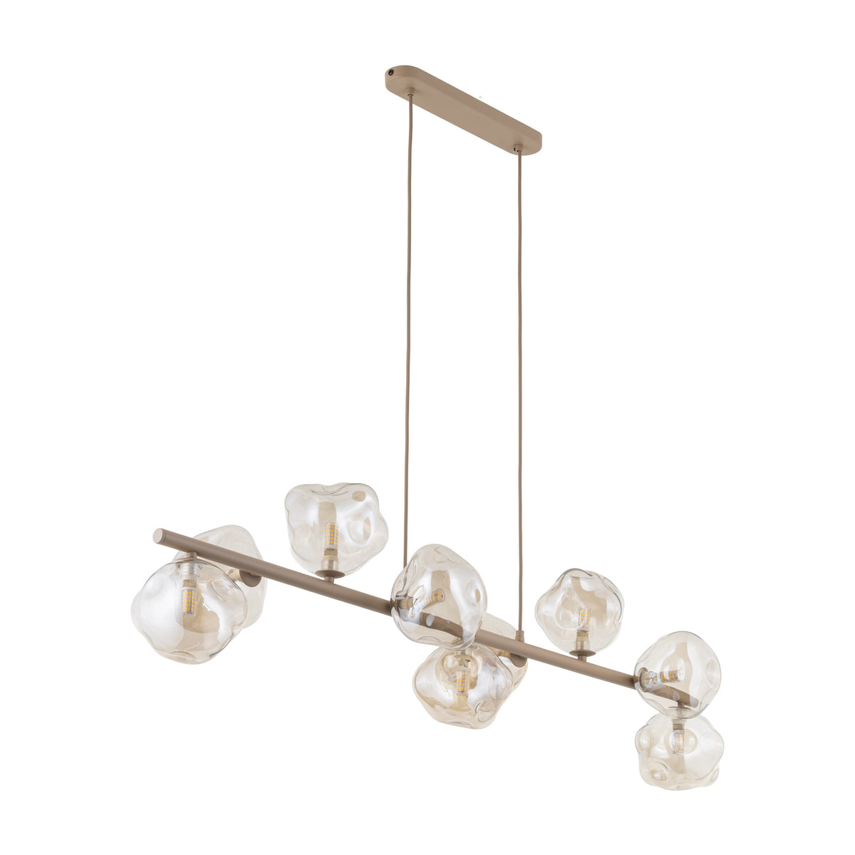 Lustră TK Lighting Lava, nisip, 9 x G9, 11110