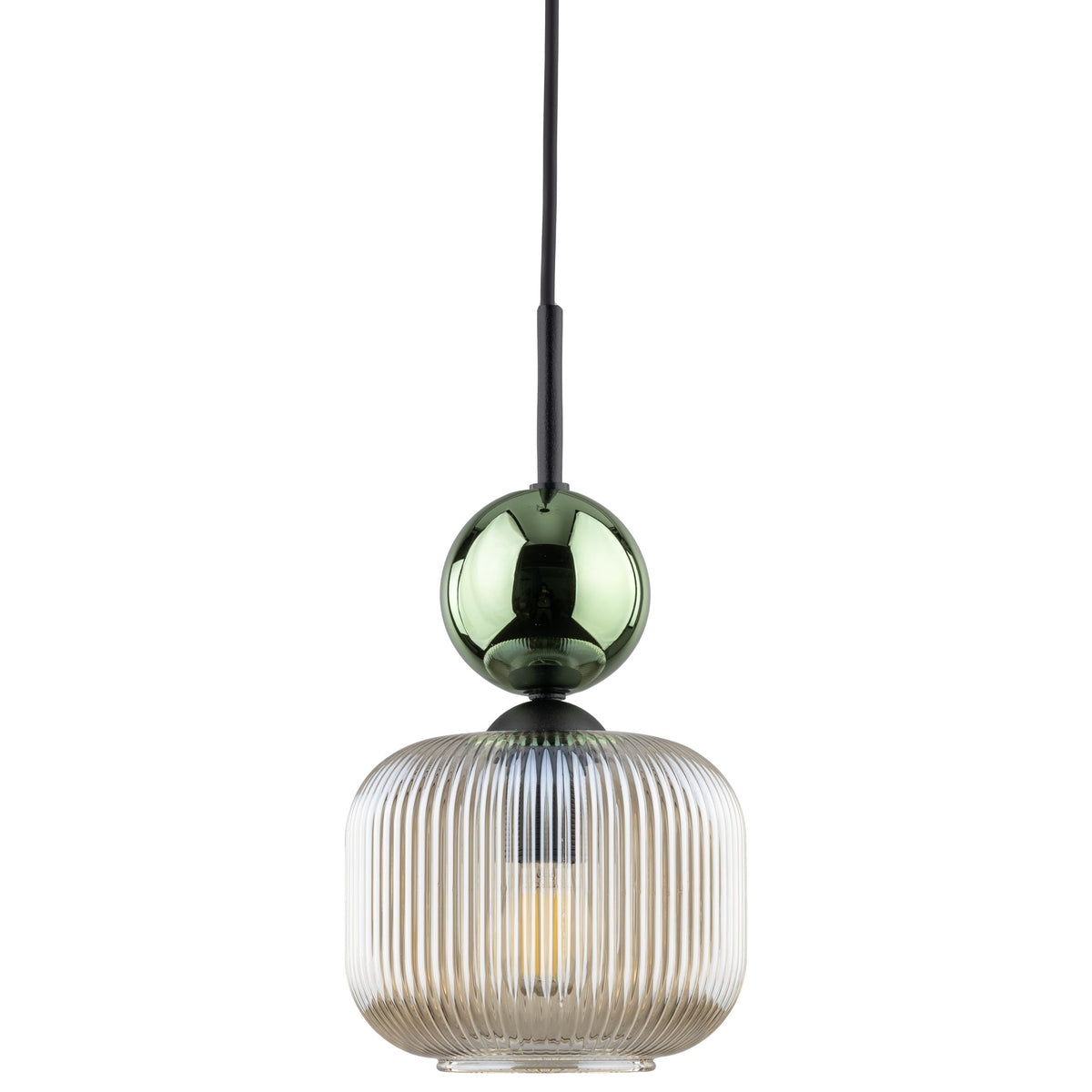 Pendul TK Lighting Sophia, verde, coniac, 11144