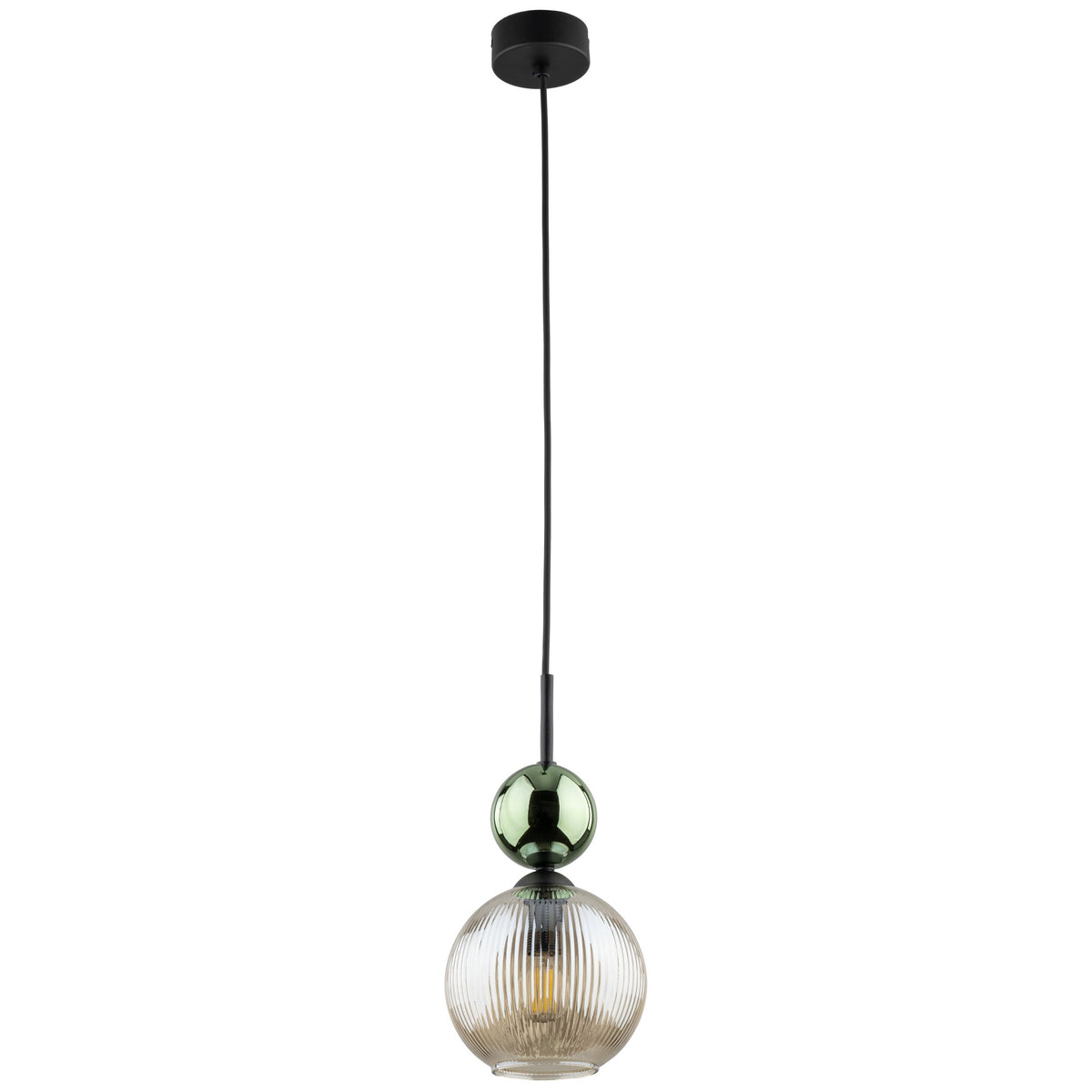 Pendul TK Lighting Sophia, verde, coniac, 11145