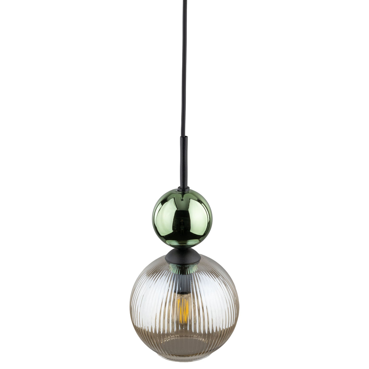 Pendul TK Lighting Sophia, verde, coniac, 11145