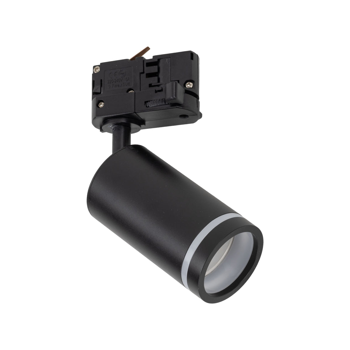 Spot pe șină TK Lighting Tracer Jet Ring Trifazat, negru, 11171