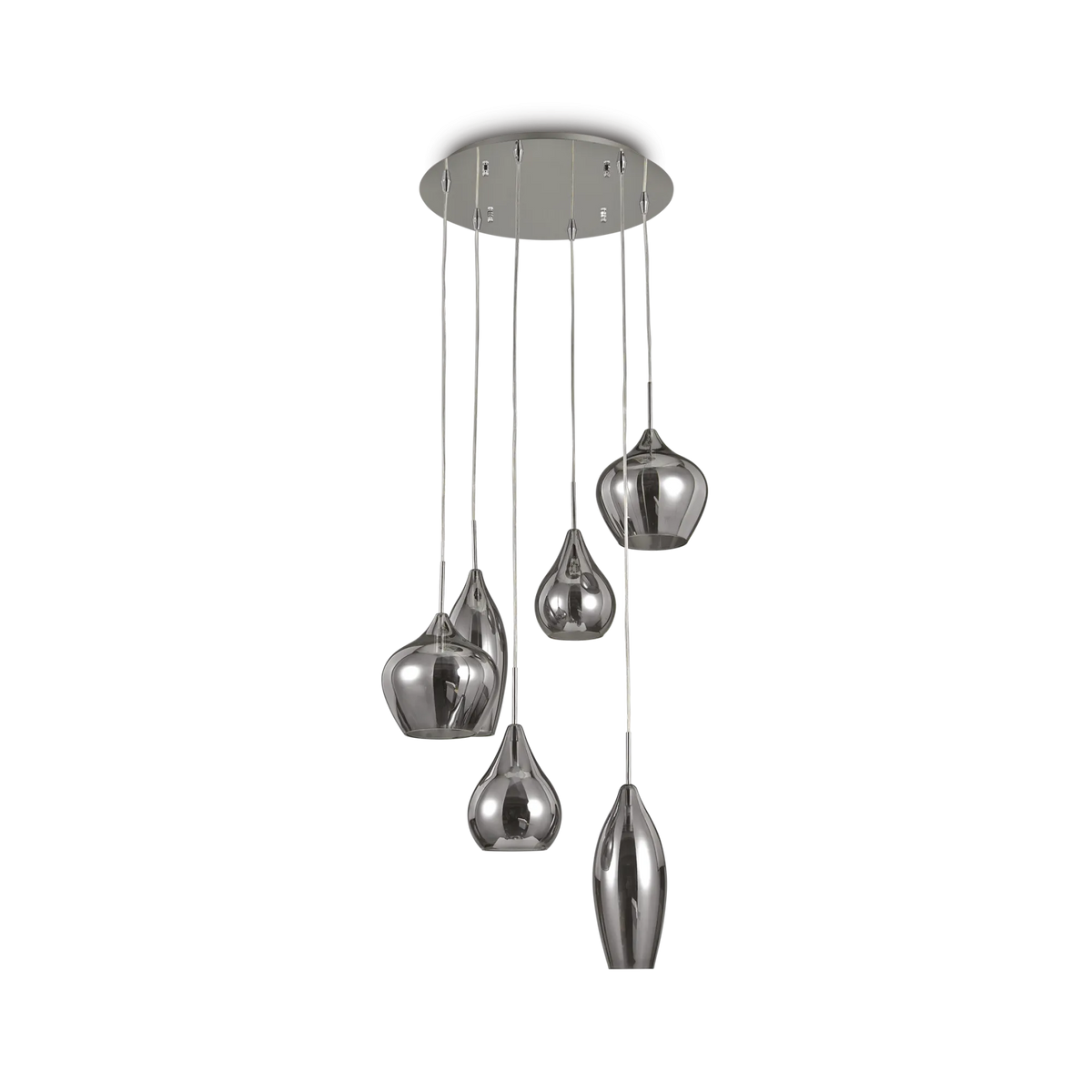 Lustră Ideal Lux Soft SP6, fumuriu, 111841