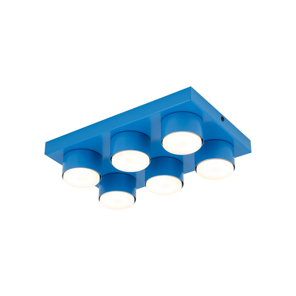 Plafonieră TK Lighting Brix, albastru, 6 x GX53, 11285