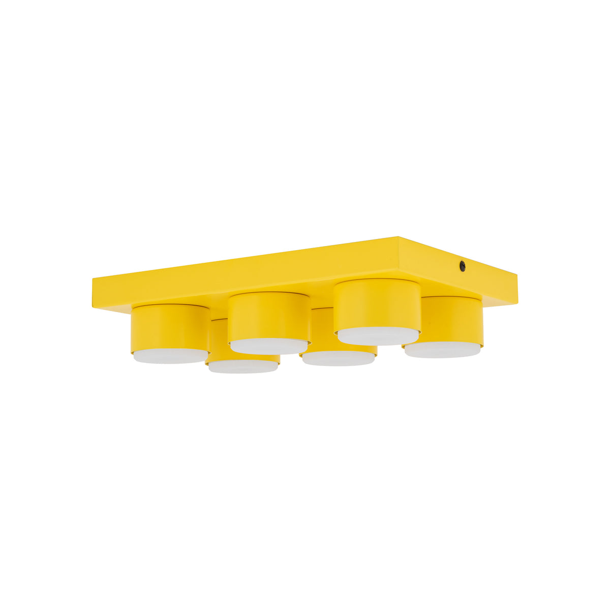 Plafonieră TK Lighting Brix, galben, 6 x GX53, 11291