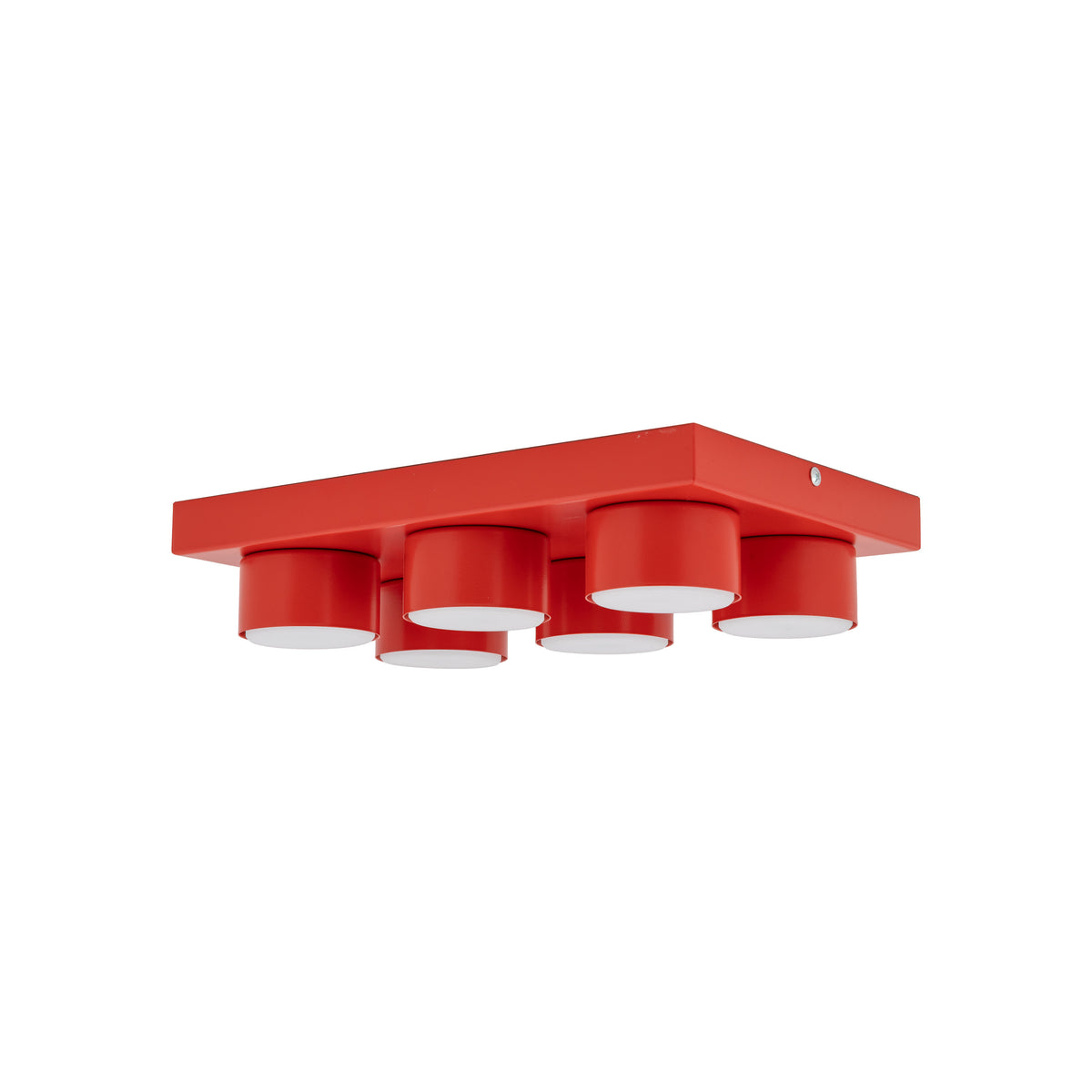 Plafonieră TK Lighting Brix, roșu, 6 x GX53, 11294