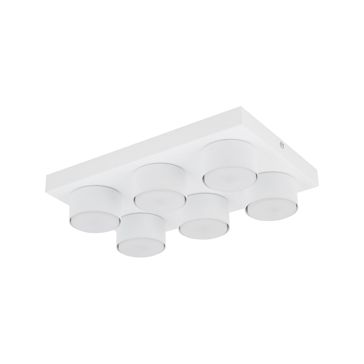 Plafonieră TK Lighting Brix, alb, 6 x GX53, 11297