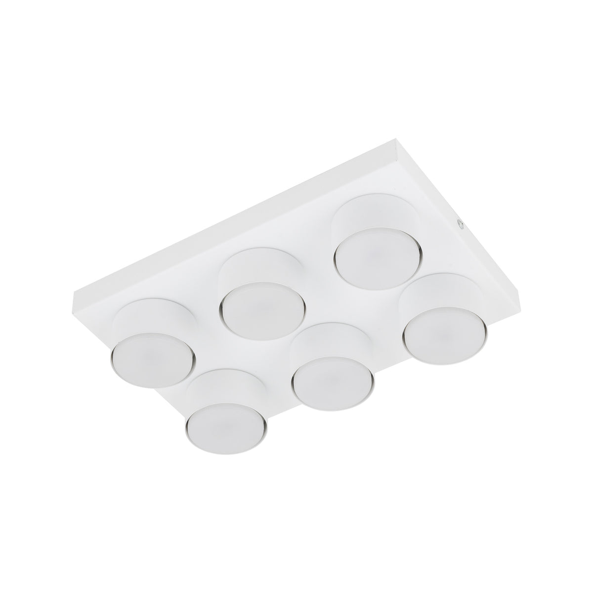 Plafonieră TK Lighting Brix, alb, 6 x GX53, 11297