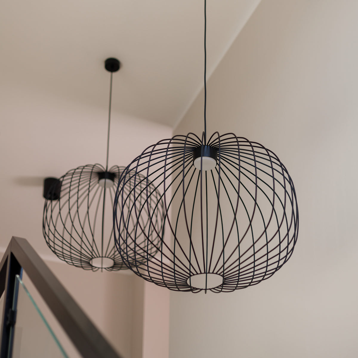Pendul TK Lighting Sphera M, negru, 11304