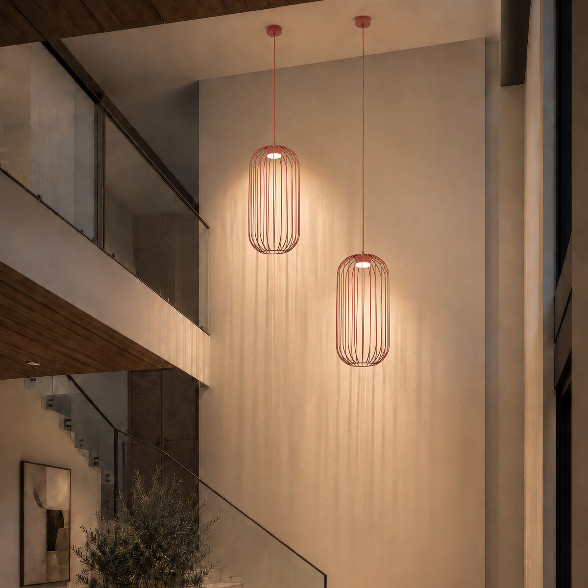 Pendul TK Lighting Sphera S, cărămiziu, 11308