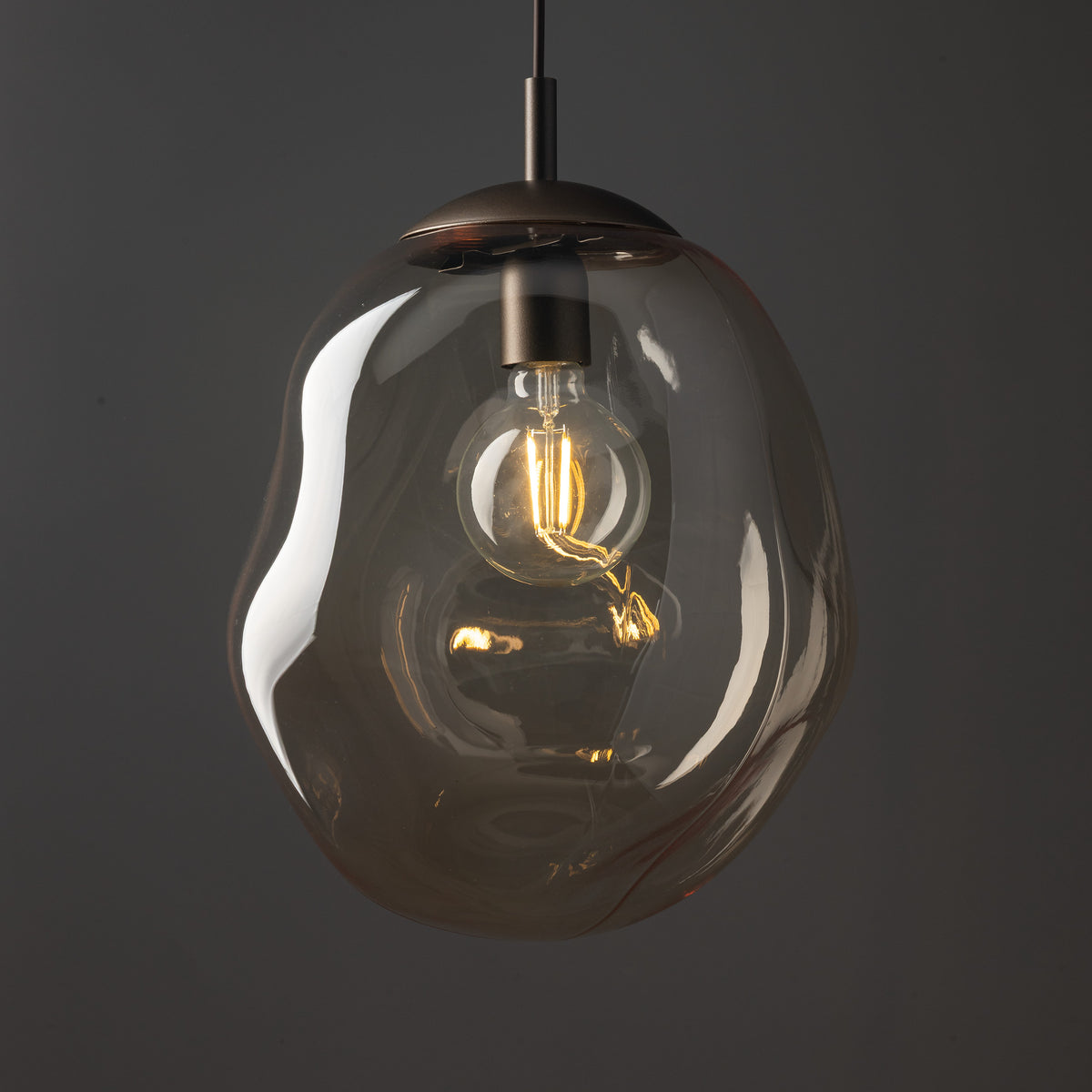 Pendul TK Lighting Lava L, maro, 11324