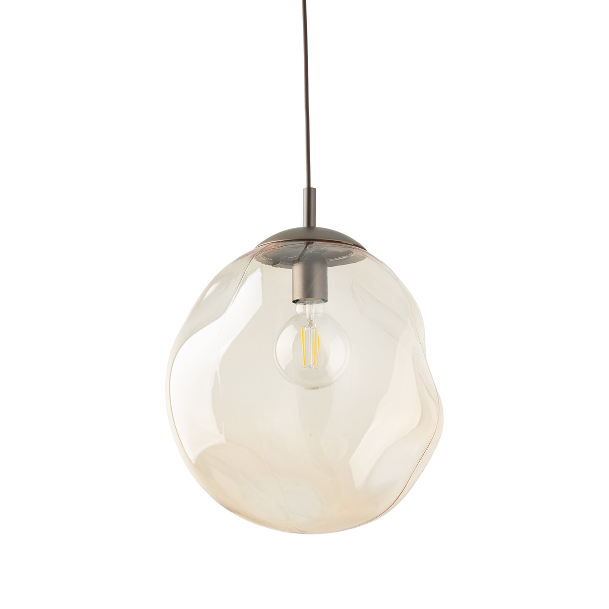 Pendul TK Lighting Lava L, maro, 11324
