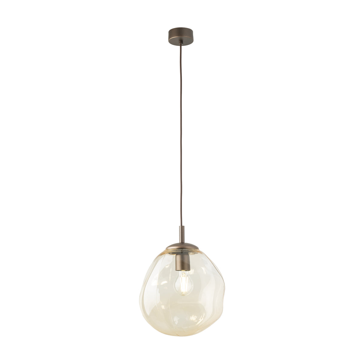 Pendul TK Lighting Lava M, maro, 11326