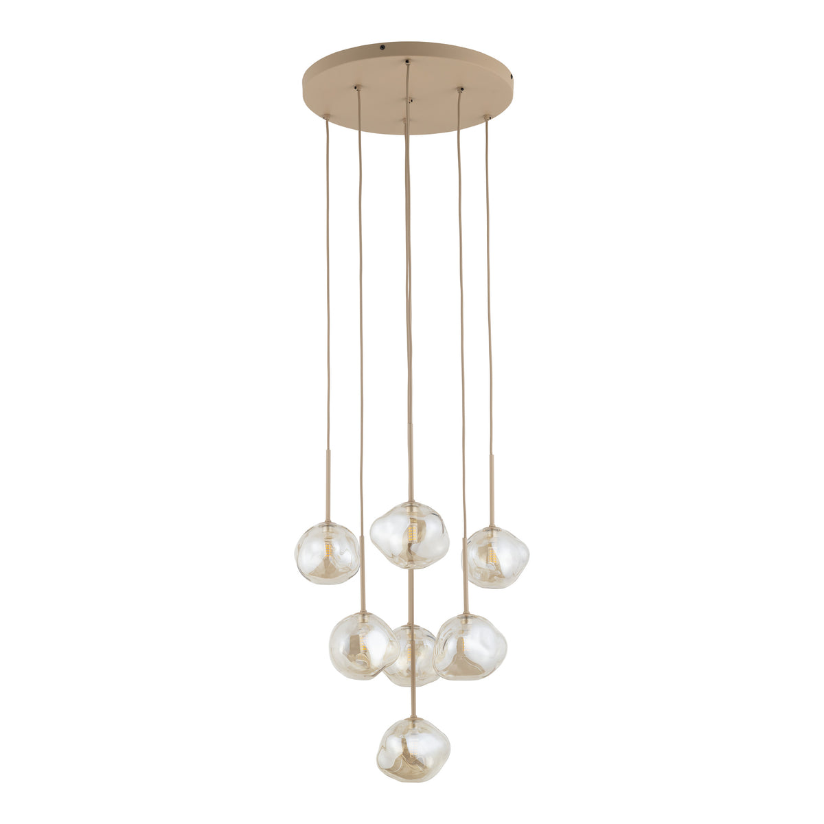 Lustră TK Lighting Lava, nisip, 7 x G9, 11329