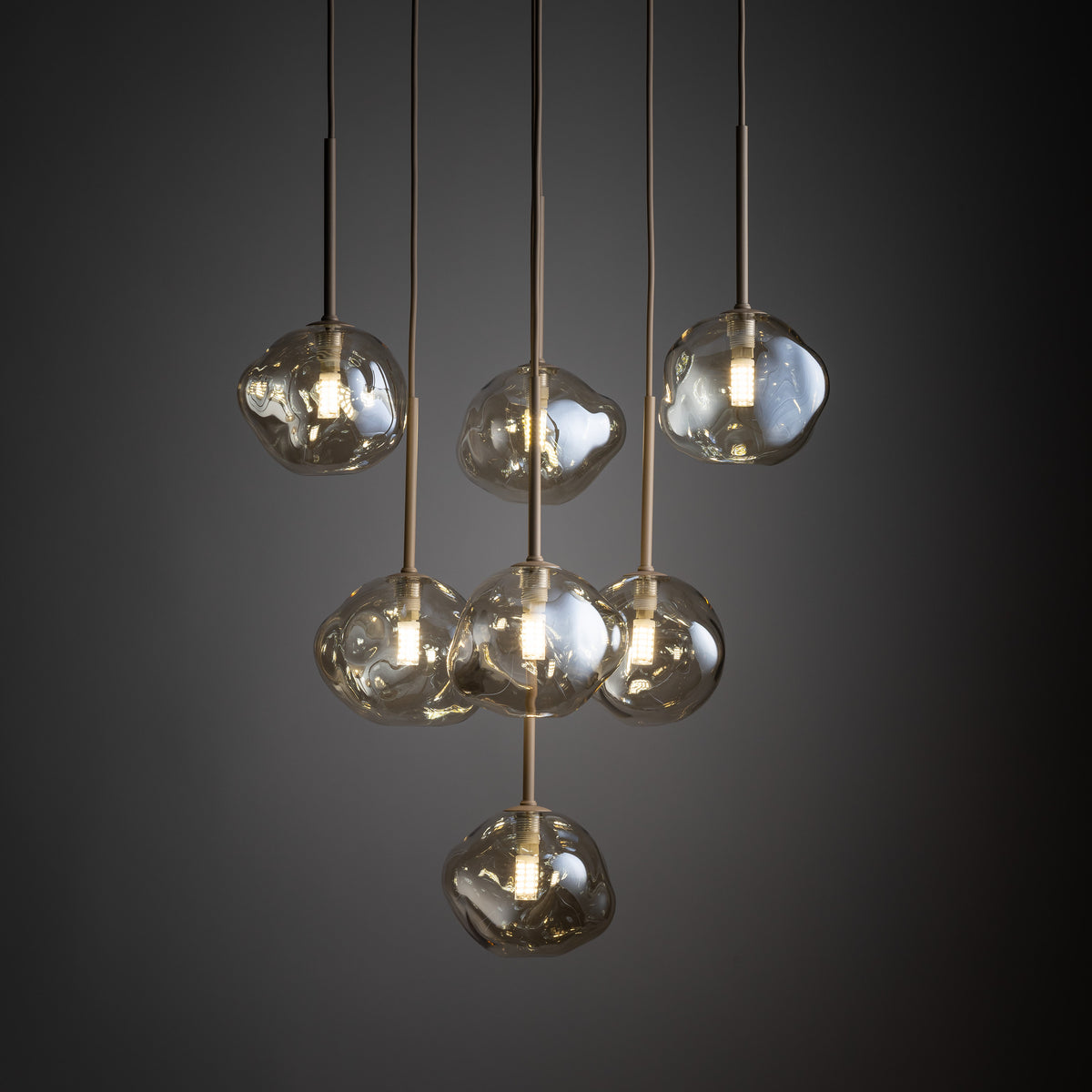 Lustră TK Lighting Lava, nisip, 7 x G9, 11329
