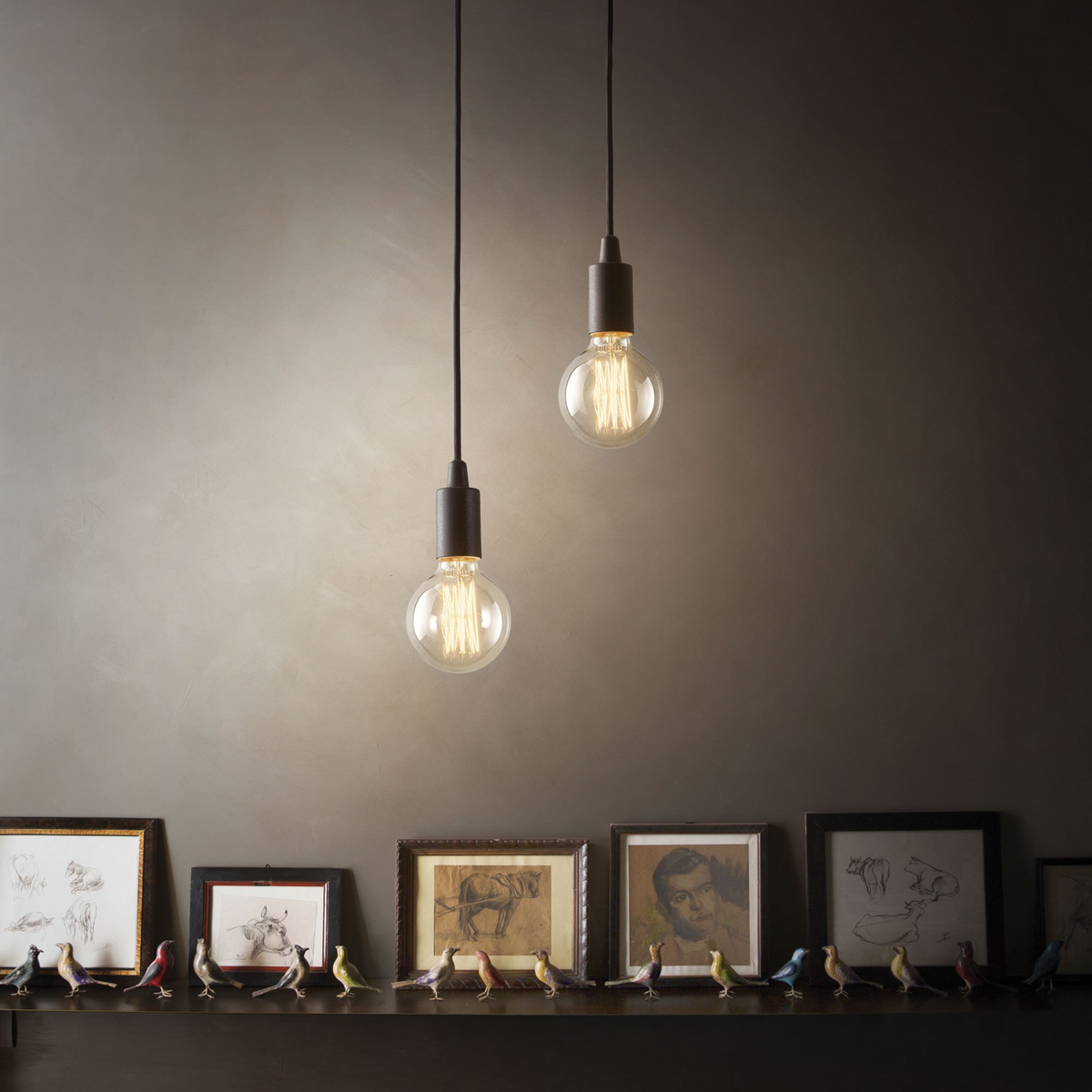Pendul Ideal Lux Edison SP1, negru, 113319