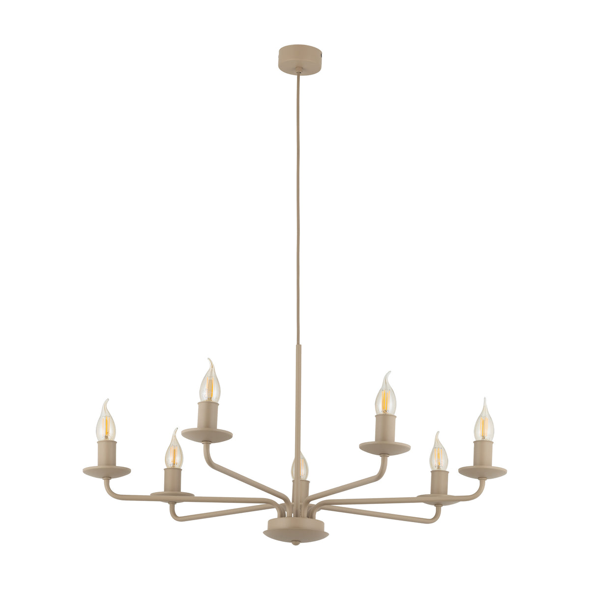 Lustră TK Lighting Limal, nisip, 7 x E14, 11346