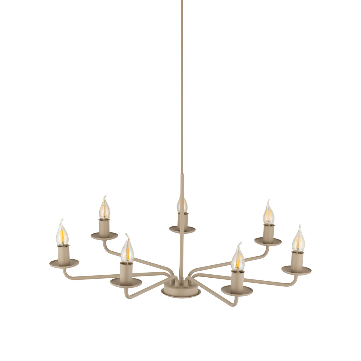 Lustră TK Lighting Limal, nisip, 7 x E14, 11346