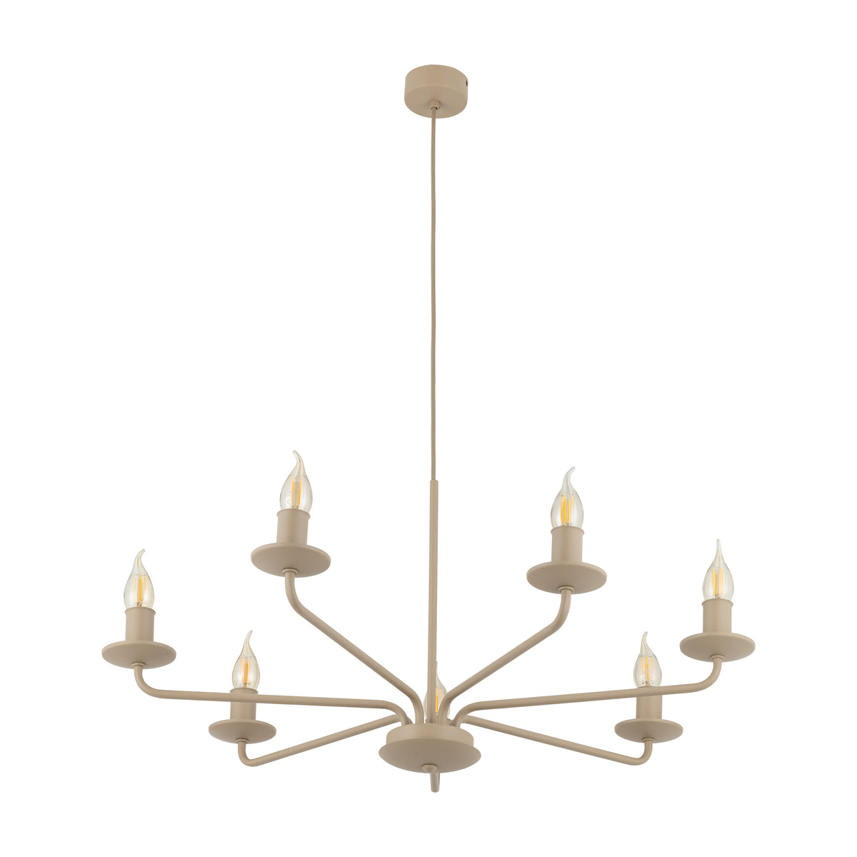 Lustră TK Lighting Limal, nisip, 7 x E14, 11346