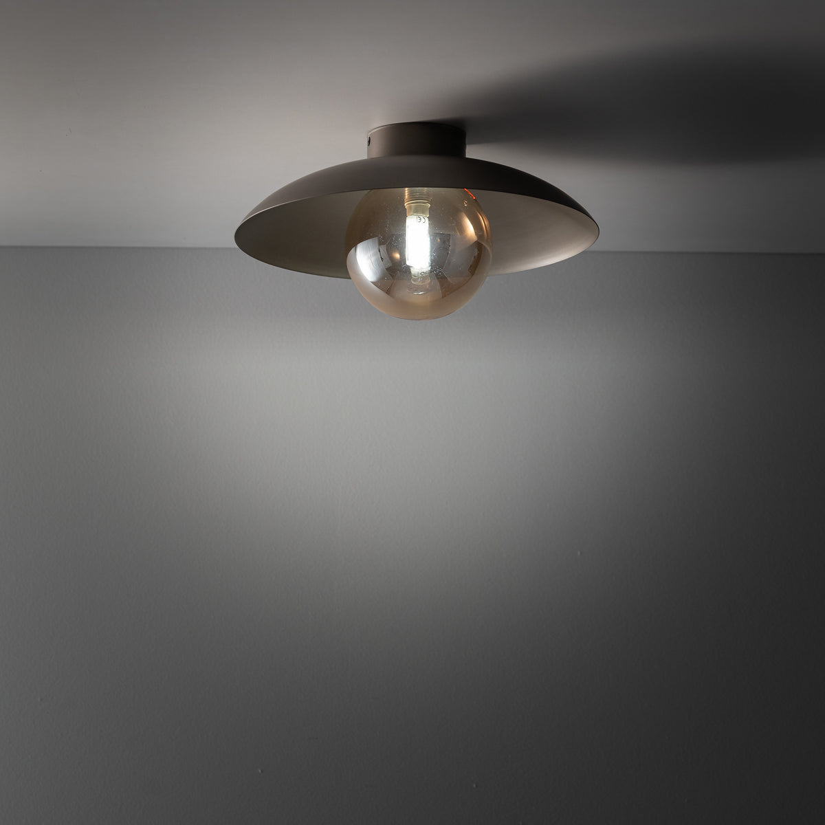Aplică TK Lighting Slate Glass, maro, 11352